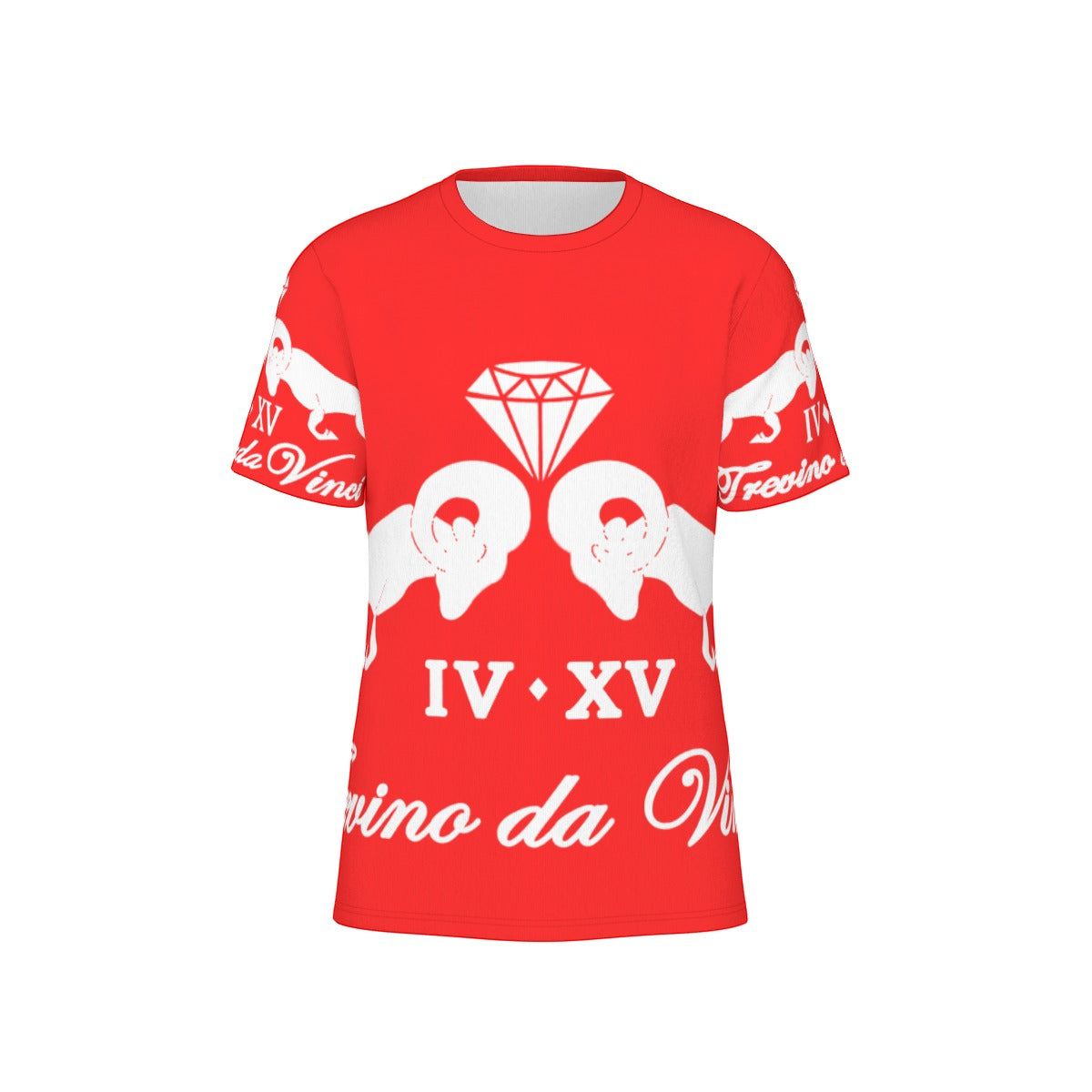 Logo Print Tee - RED & WHITE