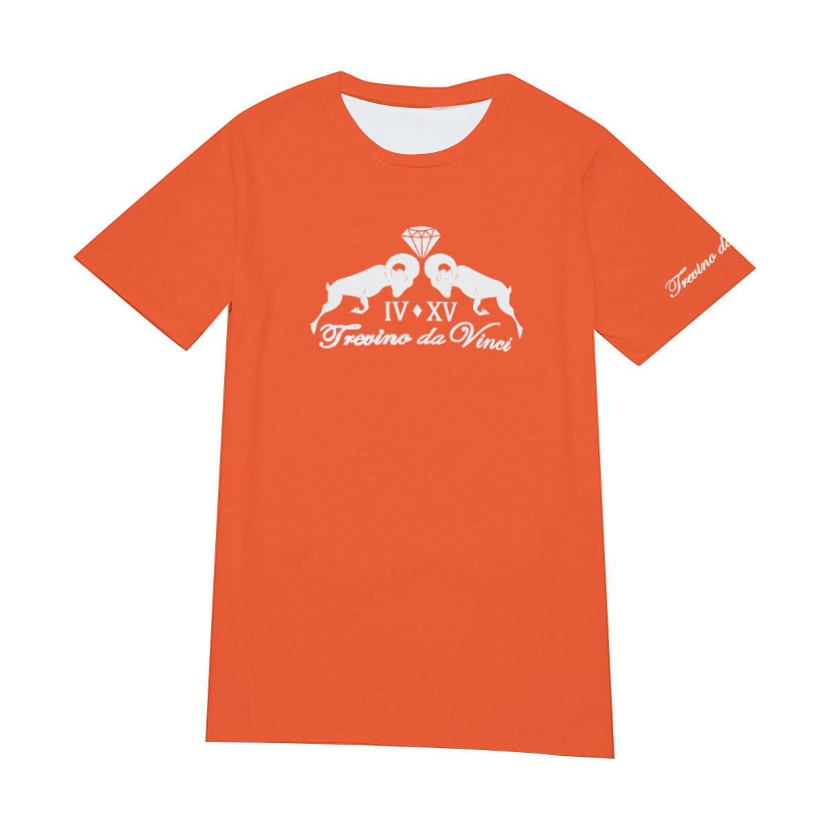 Center print logo tee - Orange