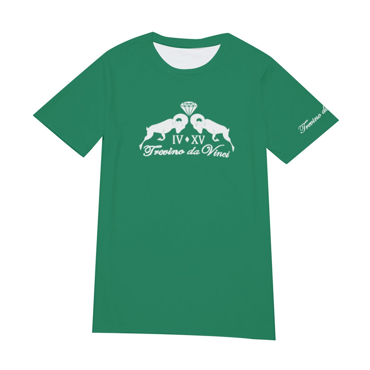 Center print logo tee - Green