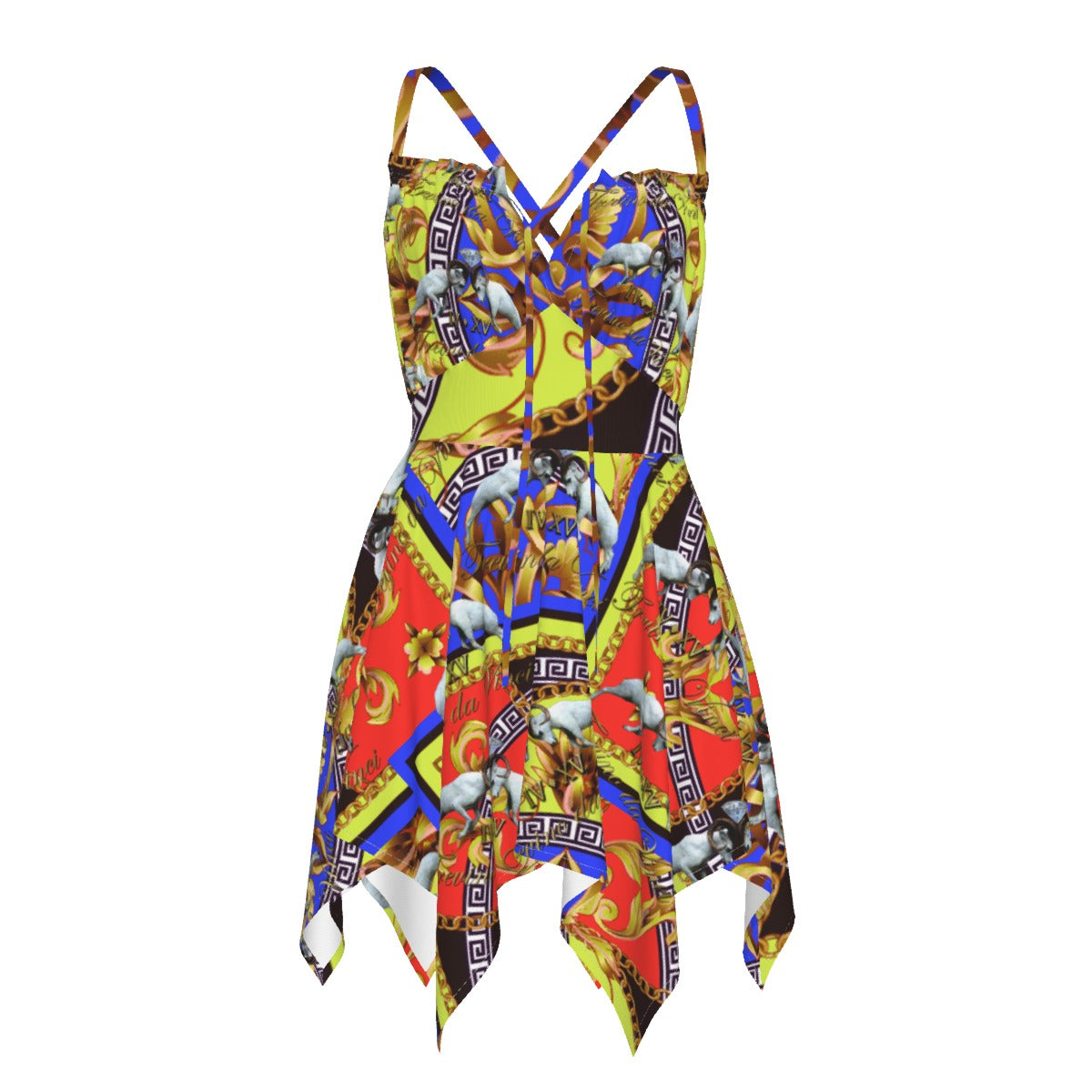 Kaleidovision Slip Dress