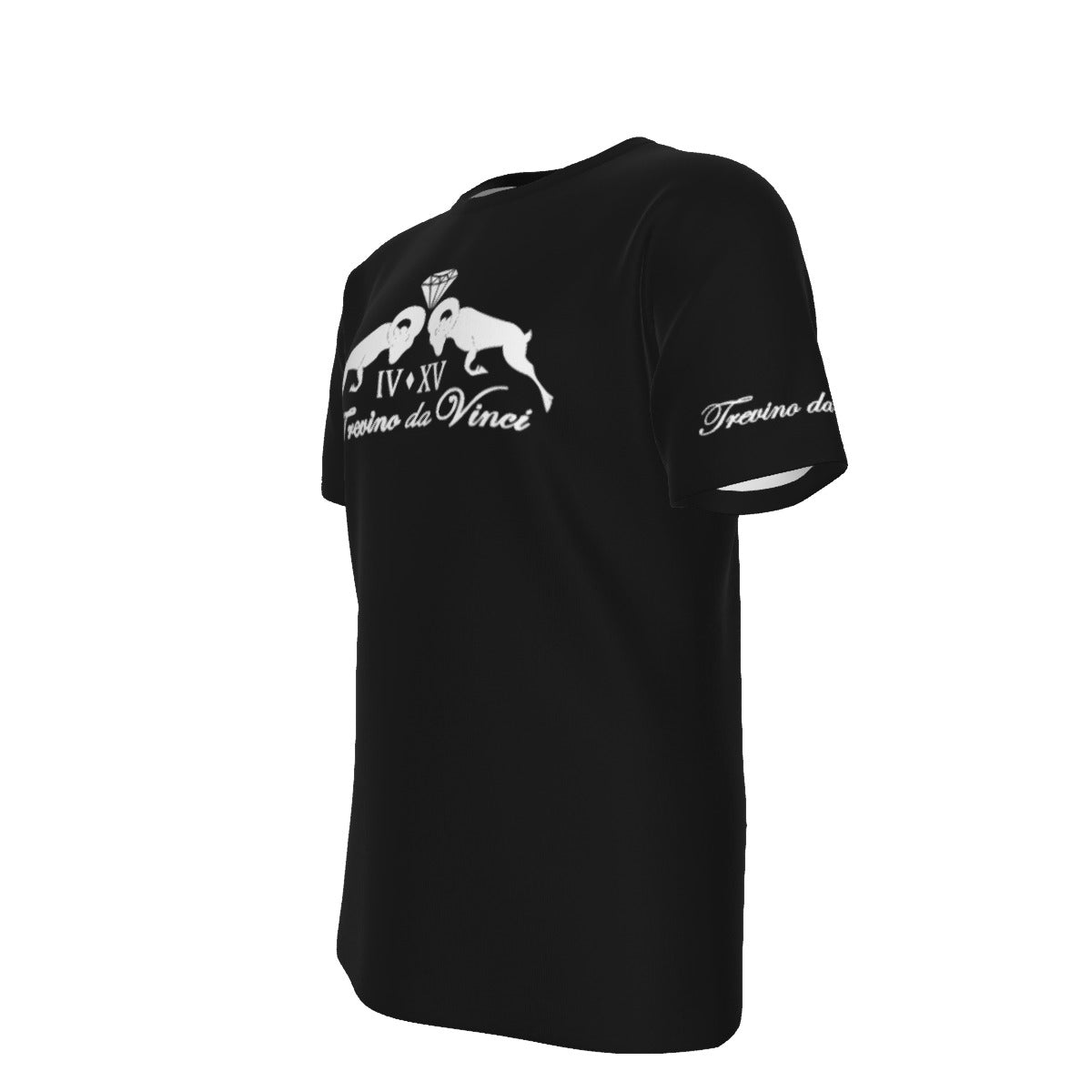 Center print logo tee - Black