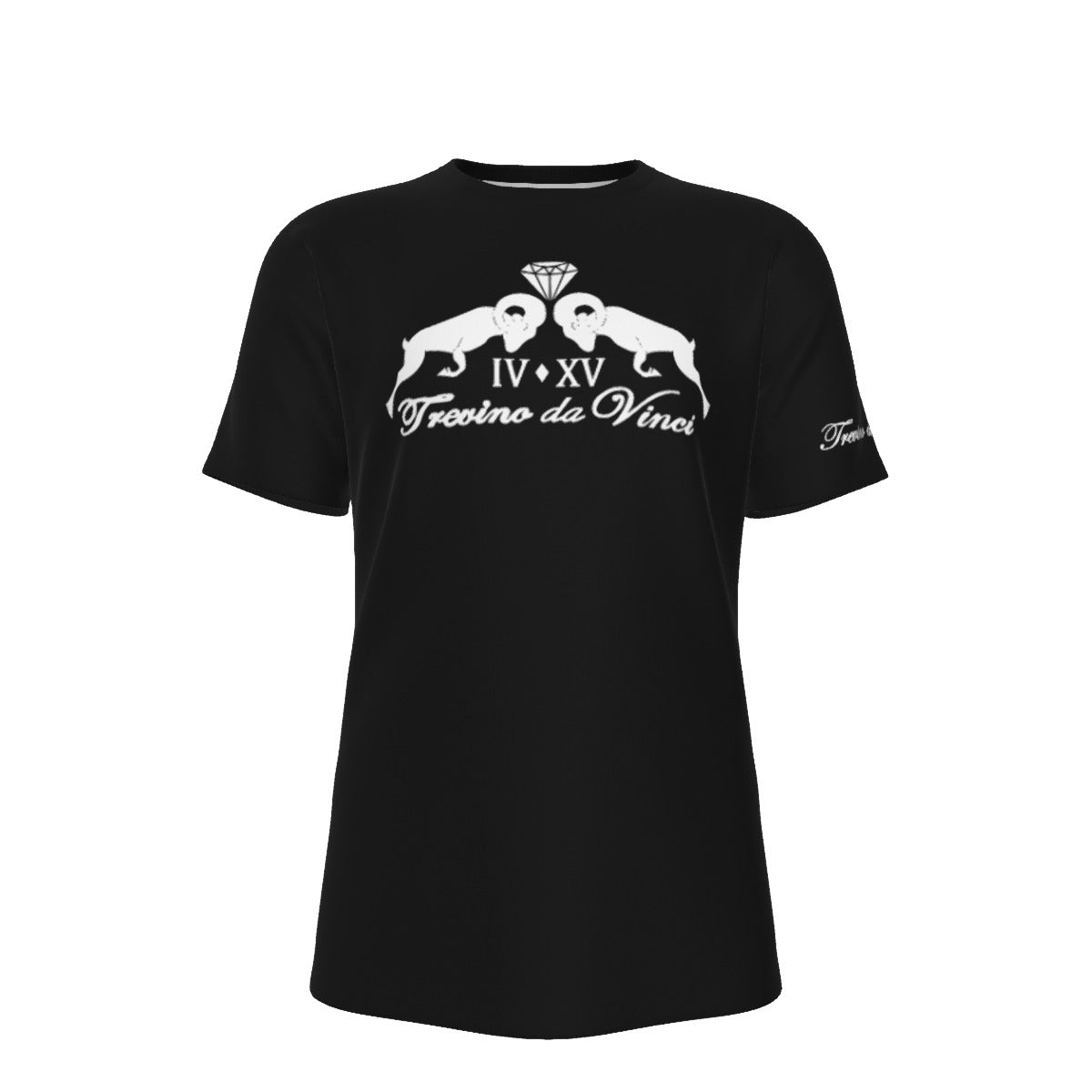 Center print logo tee - Black