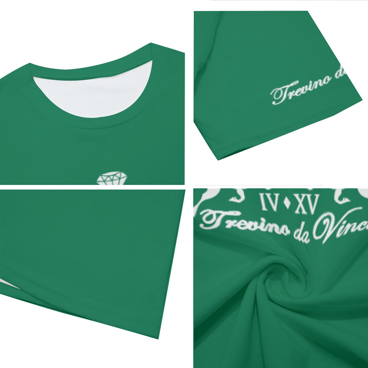 Center print logo tee - Green