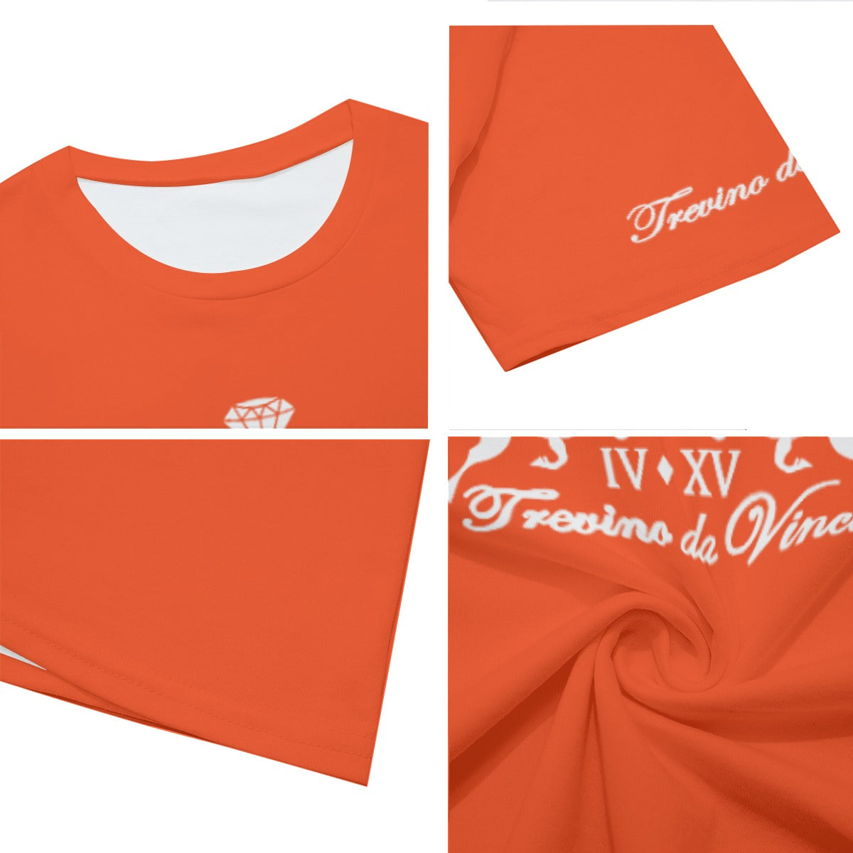 Center print logo tee - Orange