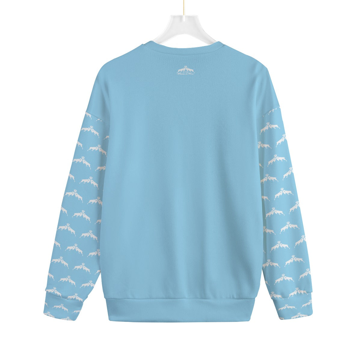 Baby Blue - IV XV Unisex Drop-shoulder Knitted Fleece Sweater