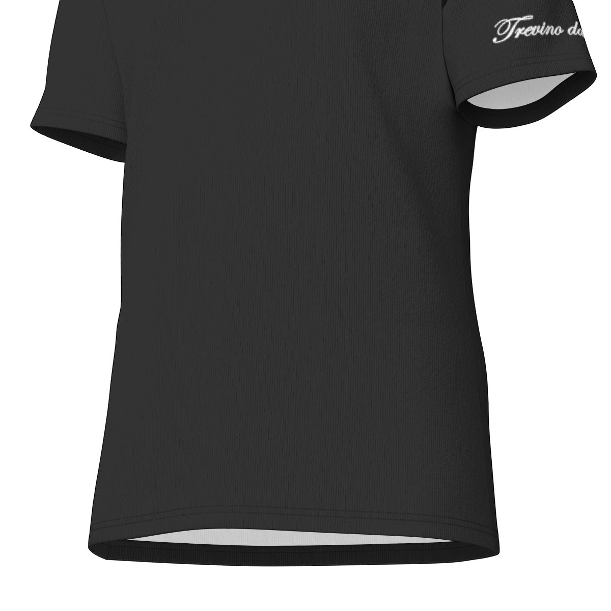 Logo print tee (left chest) - Black