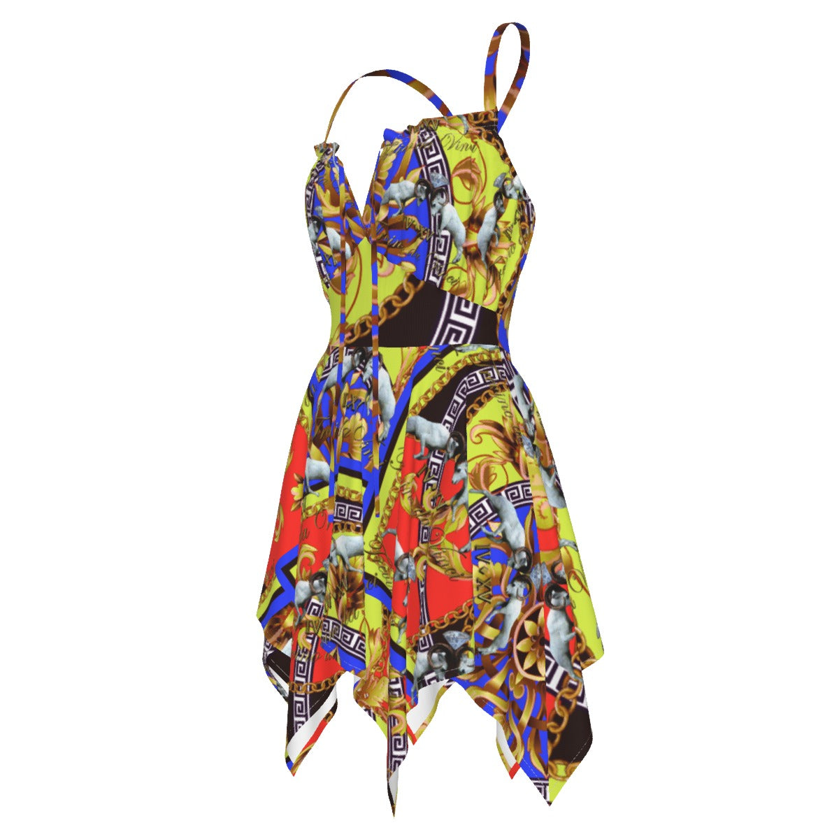 Kaleidovision Slip Dress