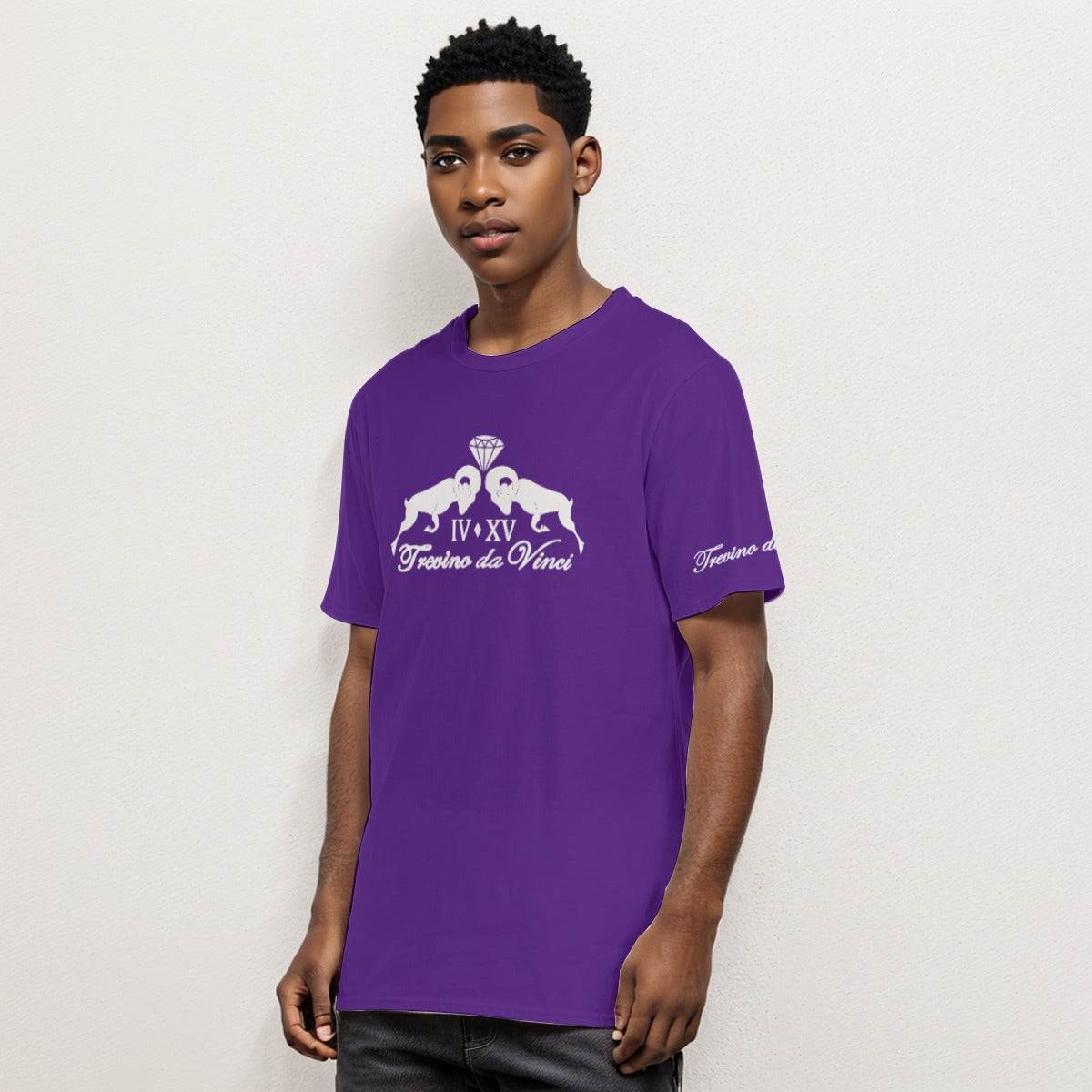 Center print logo tee - Purple