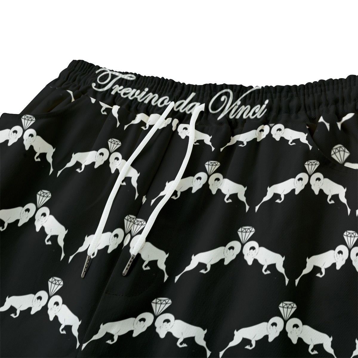 Monogram Shorts - Black/White