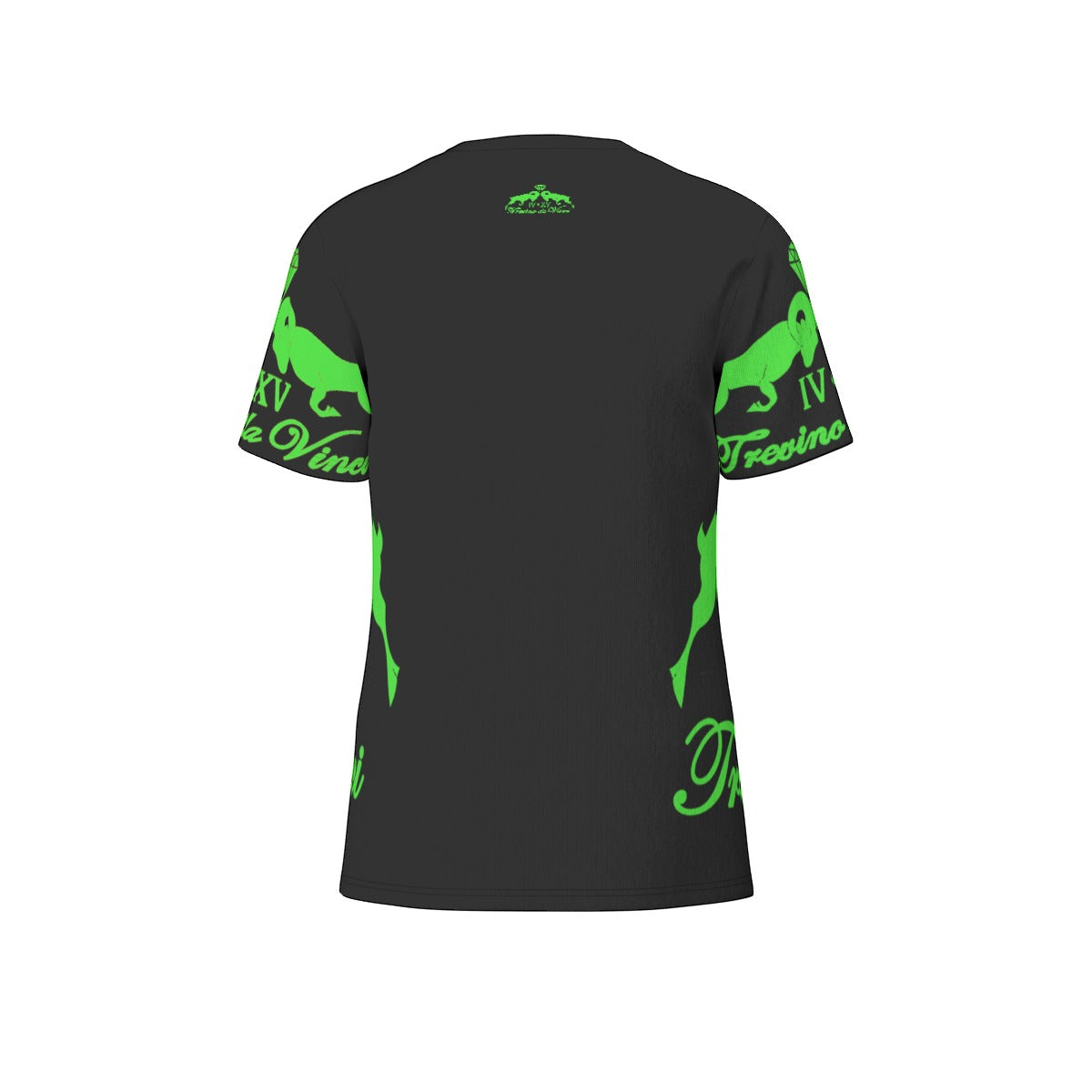 Logo Print Tee - Black & Lime Green