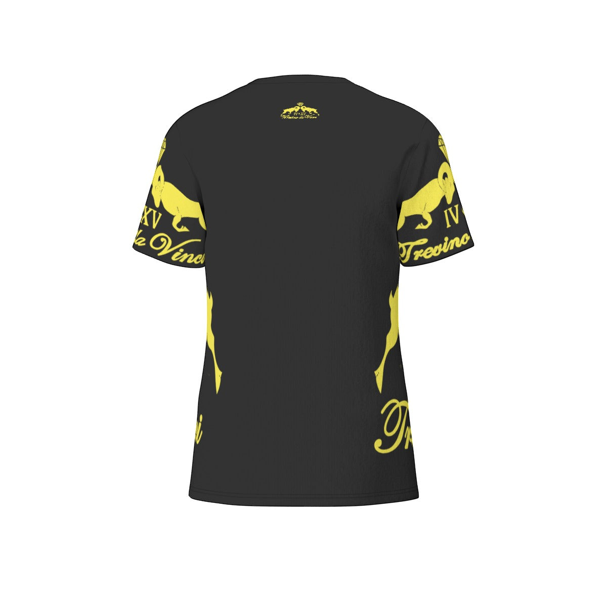 Logo Print Tee - Black & Yellow