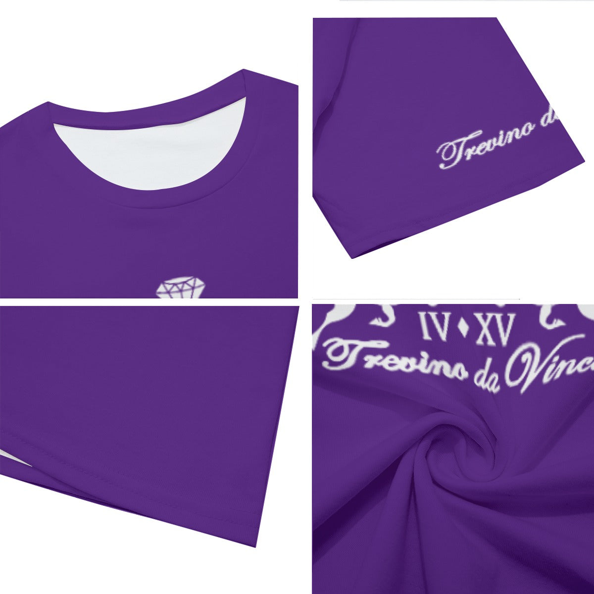 Center print logo tee - Purple