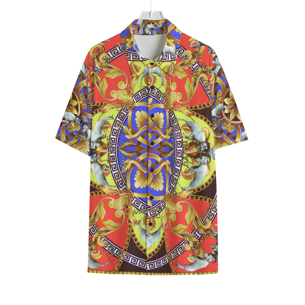 Kaleidovision Short Sleeve Button Down Shirt