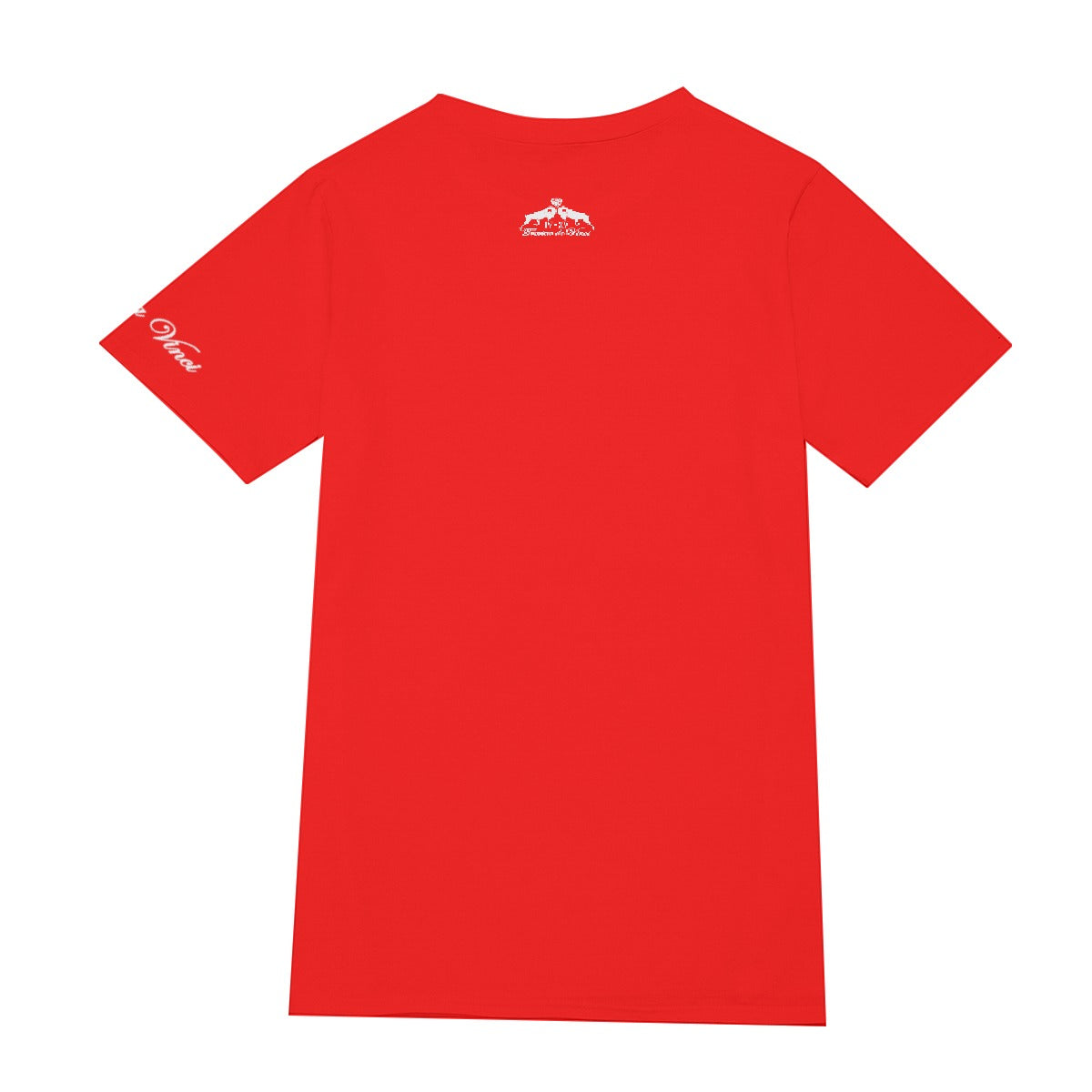 Center print logo tee - RED