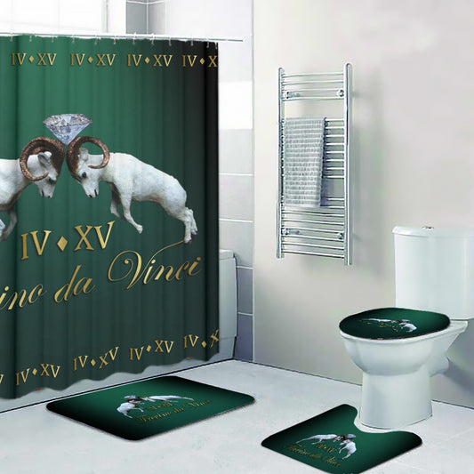 Green - IV XV Four-piece Premium Bathroom Set