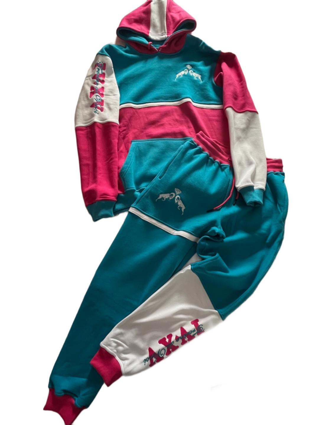 Teal & Pink Jogger (ALSO AVAILABLE IN RED, WHITE & BLUE)