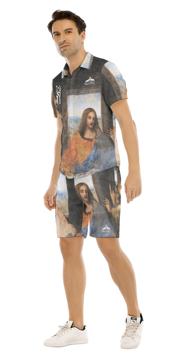 Renaissance Short Sleeve Shirt Set (Last Supper)