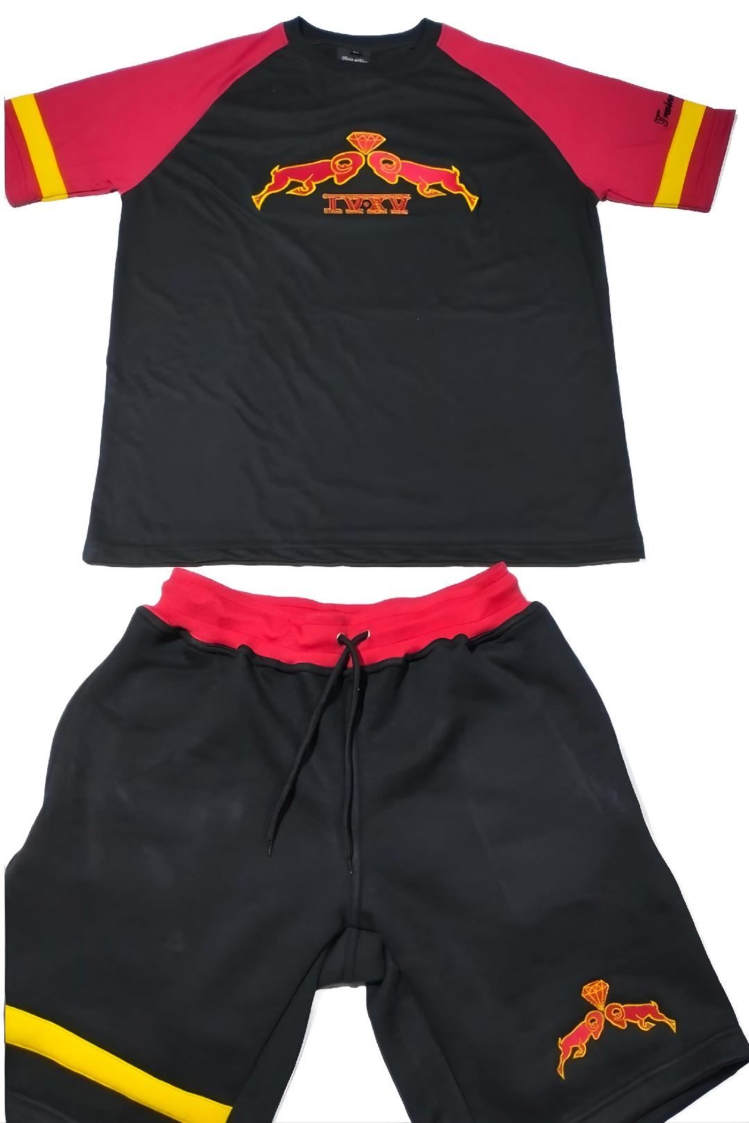 Jersey Tee Short Set (ALSO AVAILABLE IN BLACK, RED & YELLOW)