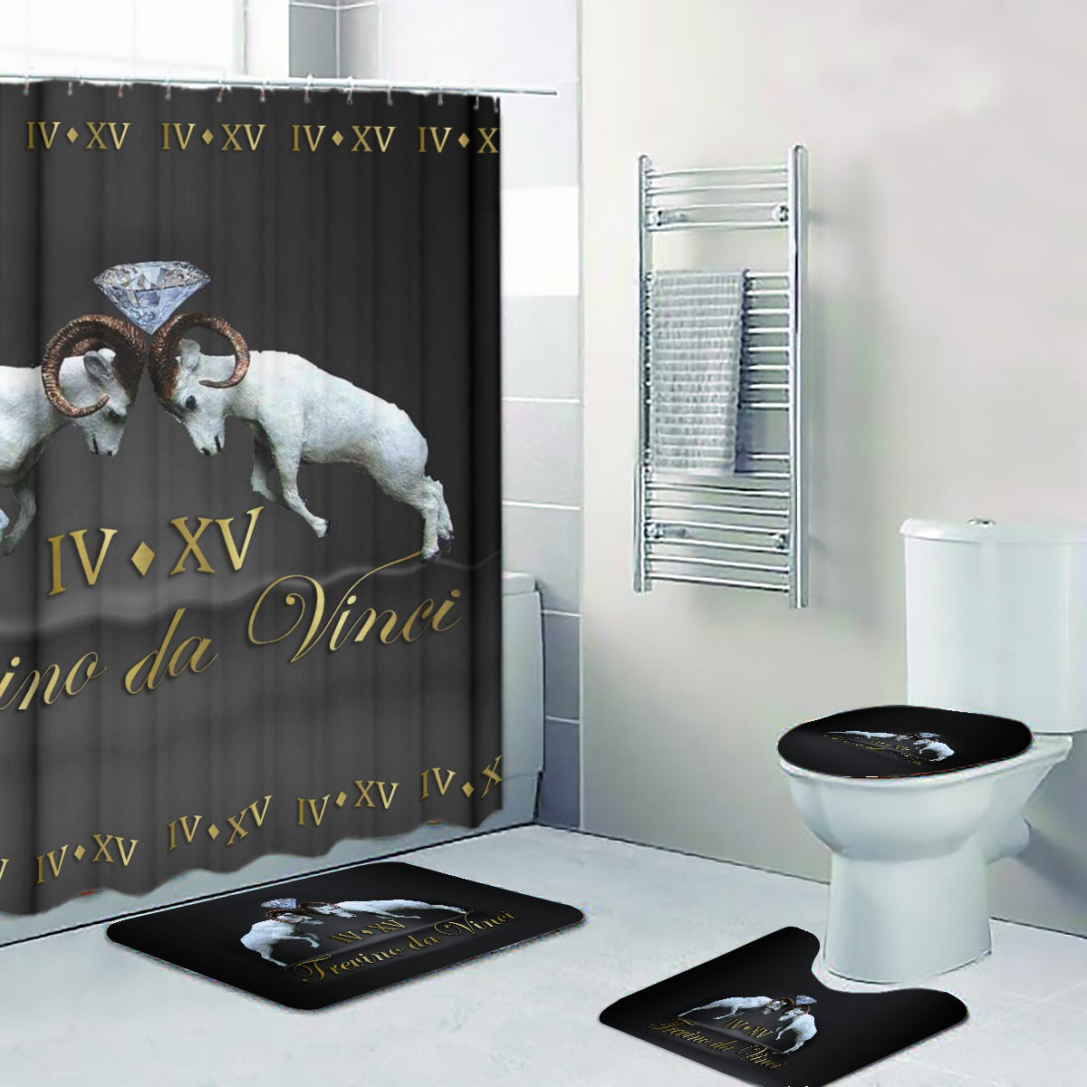 IV XV Four-piece Premium Bathroom Set